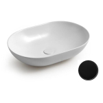 Раковина 60x40 White Ceramic Balisong W080705 черный матовый