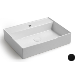 Раковина 60x46 White Ceramic Like W091705 черный матовый