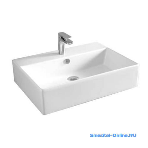 Фото Раковина на столешницу 65х48 см ArtCeram Quadro QUL003 0100