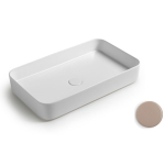 Раковина 65x40 White Ceramic Blade W0517FG фанго матовый