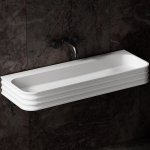 Раковина 80х45 Abber Stein AS2651-0.8 белая матовая