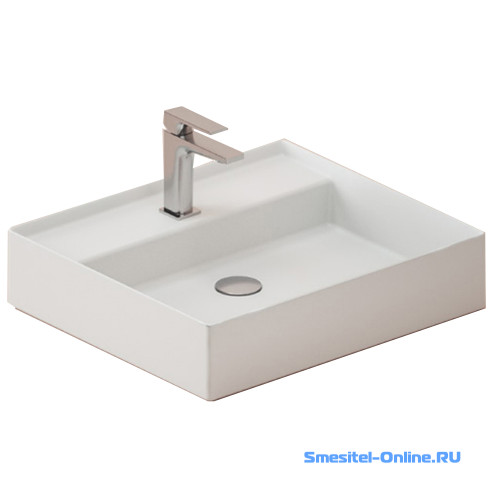 Фото Раковина на столешницу 55х48 Artceram Scalino SCL007 01 00 белый 