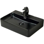 Раковина на столешницу 60.5х41.5 хSantiLine SL-1003MB черный