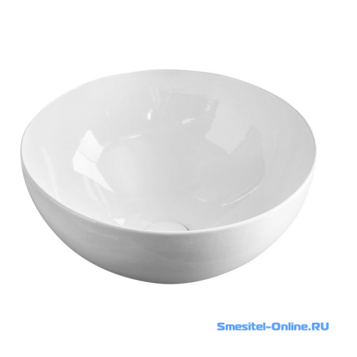 Фото Раковина накладная 46 см ArtCeram La Ciotola LCL001 0100 белая