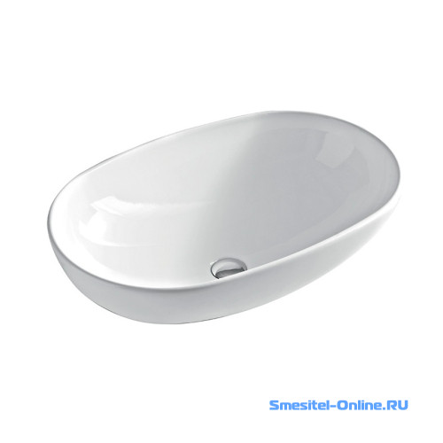 Фото Раковина накладная 70x42 см ArtCeram La Сiotola LCL002 0100 белая