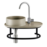Раковина   50х30 AeT Curvy L503TORDV0131 бежевый матовый 