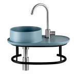 Раковина   50х30 AeT Curvy L503TORDV0141   синий матовый 