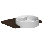 Раковина полувстраиваемая 46х46 Scarabeo Thin-Line 8029/D белая