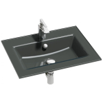  Раковина встраиваемая стеклянная 60x46 см Jacob Delafon Vox EB2105-DD2 серая