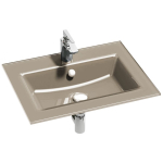 Раковина встраиваемая стеклянная 60x46 см Jacob Delafon Vox EB2105-DD4 коричневая