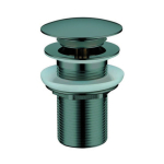 Донный клапан Boheme 612/2-SGM оружейная сталь глянец