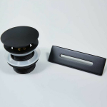 Донный клапан и съемная накладка перелива Vincea VDR-4B (в продаже только с ваннами)