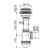 Сифон для мойки AlcaPlast A446 