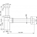 Сифон для раковины AlcaPlast A400 