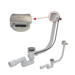  Слив-перелив для ванны с наполнением Ravak Click-Clack X01440