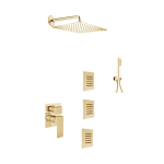  Душевая система   Webert Pegaso PE890104010 золото 