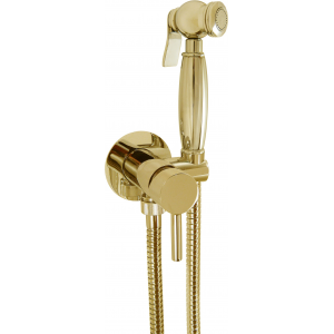 Гигиенический душ со смесителем Giulini Futuro Classic золото FSH25/1531O