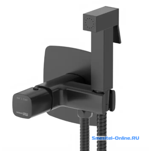 Фото Гигиенический душ Wasserkraft Nuthe 9138 черный матовый