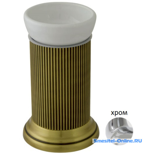 Фото Основание под стакан и дозатор  Migliore Fortuna 27788 хром