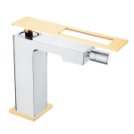 Смеситель для биде Boheme Q 146-CRG белое золото