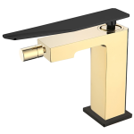 Смеситель для биде Boheme Q 146-GB.2 золото, черный