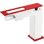 Смеситель для биде Boheme Q 146-WR белый, красный