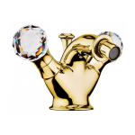 Смеситель для биде Webert Karenina KA710102010 золото кристаллы Swarovski