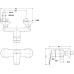 Смеситель для душа Bravat Rhein F9429564CP-01-ENG 
