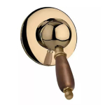 Смеситель для душа Cezares ELITE-DIM-02-Nc бронза/орех