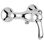 Смеситель для душа Emmevi Harmony 22002BC белый хром