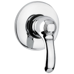 Смеситель для душа Emmevi Harmony 22009BC белый хром
