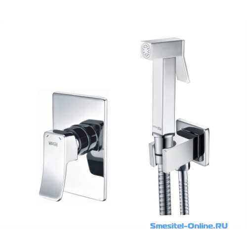 Фото Смеситель для душа с гигиеническим набором Wasserkraft Aller A106156 со шлангом 100 см