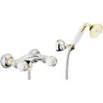 Смеситель для душа Webert Karenina KA760101017 хром золото кристаллы Swarovski