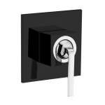 Смеситель для душа Webert Wolo WO880101564 черный матовый с ручкой хром