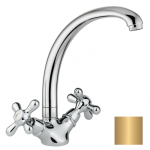 Смеситель для кухни Emmevi Deco Classic 12717OR золото