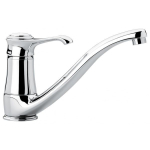 Смеситель для кухни Emmevi Tiffany 6095BC белый хром