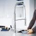 Смеситель для кухни Grohe K7 31379DC0 сталь 