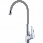 Смеситель для кухни Lemark Linara LM0415C-Gray хром, серый