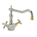 Смеситель для кухни Migliore Princeton plus 18262 хром, золото