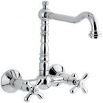 Смеситель для кухни настенный Emmevi Deco Old 12645CR хром