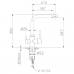 Смеситель для кухни под фильтр  Lemark Expert LM5061RGN   