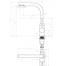 Смеситель для кухни под фильтр Paulmark Essen Es213011-401TB антрацит 