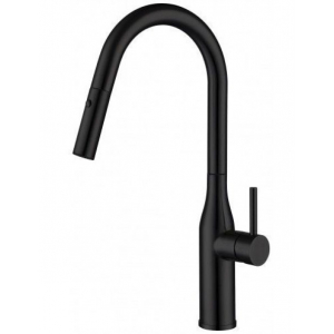Смеситель для кухни с душем выдвижным Gappo G4398-46 черный