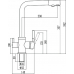 Смеситель для кухонной мойки с фильтром питьевой воды Savol S-L1801T 