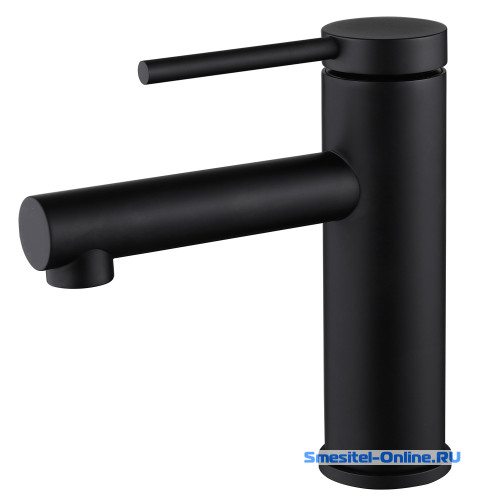 Фото Смеситель для раковины Abber Emotion AF8810B черный матовый