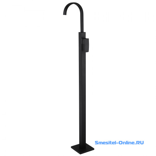 Фото Смеситель для раковины Abber Wasserfall AF8640B черный матовый