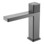 Смеситель для раковины Boheme Quad 159-GM оружейная сталь