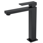 Смеситель для раковины Boheme Qubic 472-B черный матовый