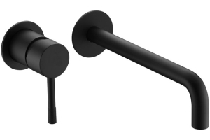  Смеситель для раковины настенный Boheme Uno  465-B черный