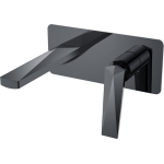 Смеситель для раковины настенный Boheme Venturo 375-SGM    оружейная сталь  